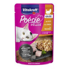 Vitakraft Cat Poésie Déli Gelée kapsa krůtí 85g Vitakraft Cat Poésie Déli Gelée kapsa krůtí 85g