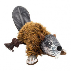 Bóbr na linie 39 cm, pluszowa zabawka dla psów, HIPHOP DOG Bóbr na linie 39 cm, pluszowa zabawka dla psów, HIPHOP DOG
