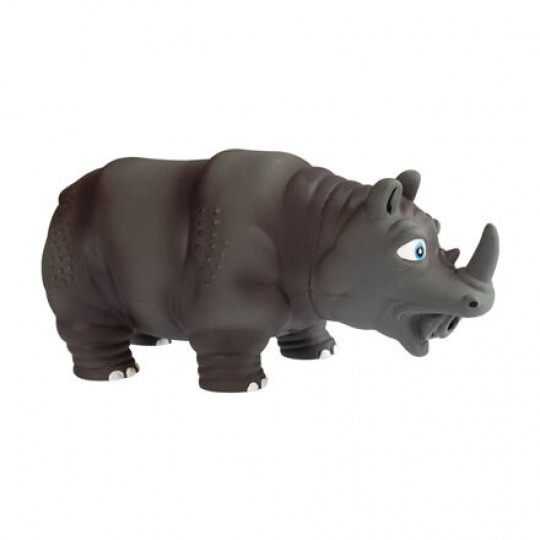 Nosorožec s reálným zvukem, plněný latex 17,5 cm HipHop Dog