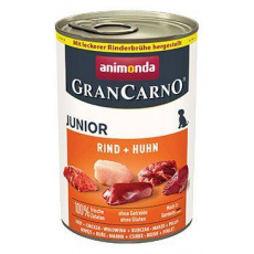 Animonda pes GRANCARNO konz. JUNIOR kuře/hovězí 400g Animonda pes GRANCARNO konz. JUNIOR kuře/hovězí 400g
