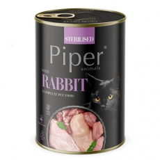 PIPER CAT konzerva pro sterilizované kočky, s králíkem, 400g PIPER CAT konzerva pro sterilizované kočky, s králíkem, 400g