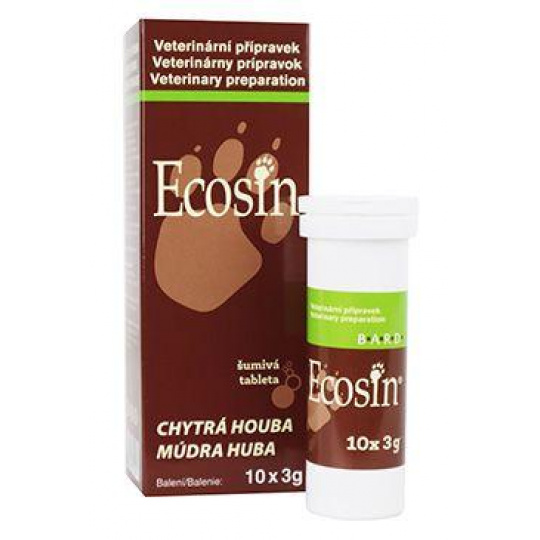 Ecosin chytrá houba pro zvířata 10x3g Ecosin chytrá houba pro zvířata 10x3g