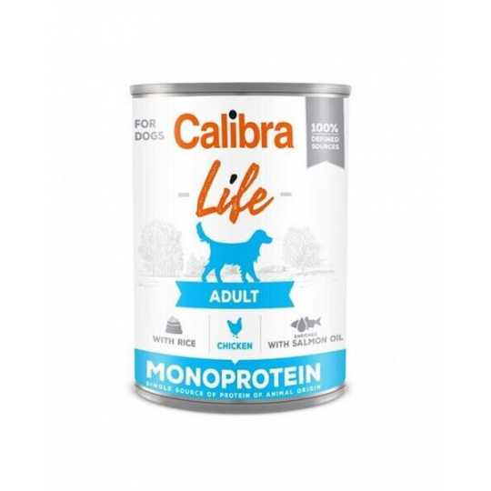 Calibra KONZERVA dog Adult Life Chicken & Rice 6 x 400g