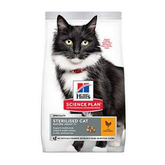 Hill's Fel. SP Mature Adult 7+Steril. Cat Chicken 3kg Hill's Fel. SP Mature Adult 7+Steril. Cat Chicken 3kg