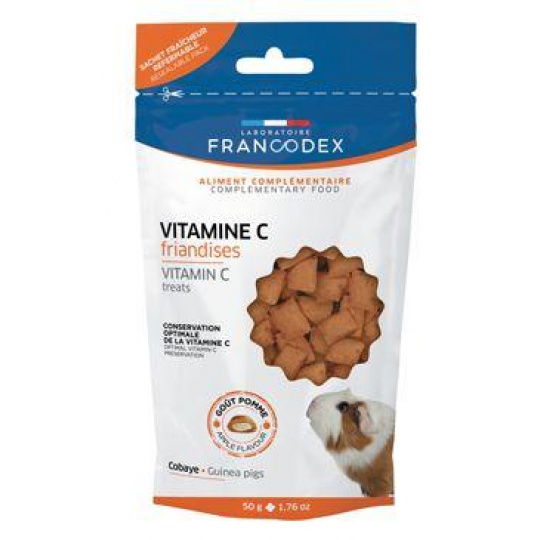Francodex pochoutka Vitamin C morče 50g Francodex pochoutka Vitamin C morče 50g