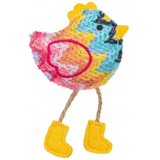 Kuřátko s catnipem, 11 cm, polyester