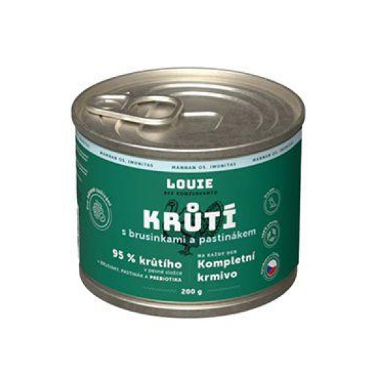 Louie Dog konz. Krůtí s brus.pastinák,prebiotiky 200g