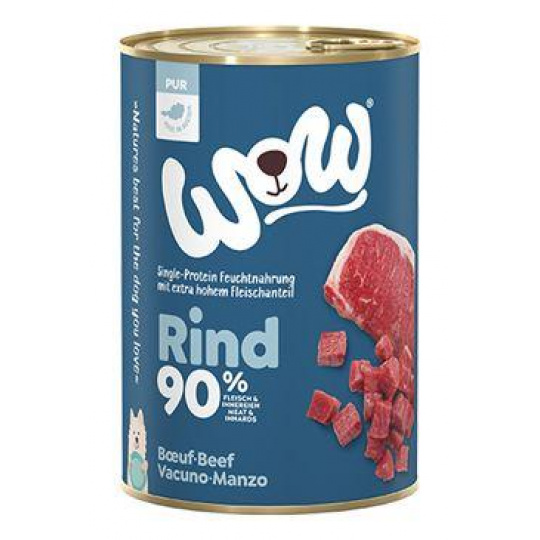WOW Dog konz. PUR hovězí monoprotein 400g