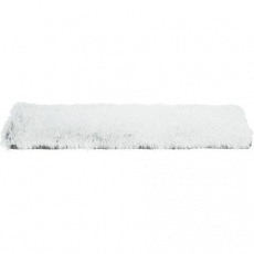 HARVEY hebká podložka na okenní parapet, 90 x 28 cm, bílá-černá