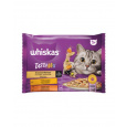 Mars WHISKAS kapsička cat Tasty mix ( kura&zel., jah.& morč.)  v krémovej omáčke 4 x 85 g