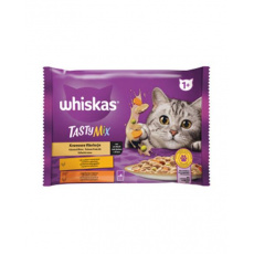 Mars WHISKAS kapsička cat Tasty mix ( kura&zel., jah.& morča.) v krémovej omáčke 4 x 85 g Mars WHISKAS kapsička cat Tasty mix ( kura&zel., jah.& morča.) v krémovej omáčke 4 x 85 g
