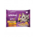 Mars WHISKAS kapsička cat Tasty mix ( kura&zel., jah.& morč.)  v krémovej omáčke 4 x 85 g
