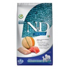 N&D OCEAN DOG Adult M/L Salmon & Cod & Melon 2,5kg N&D OCEAN DOG Adult M/L Salmon & Cod & Melon 2,5kg