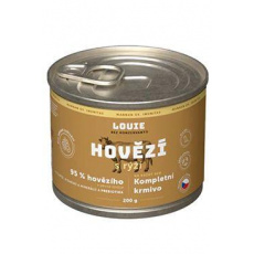 Louie Dog konz. Hovězí s rýží a prebiotiky 200g