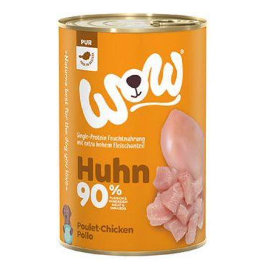 WOW Dog konz. PUR kuřecí monoprotein 400g