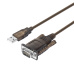 UNITEK Y-108 sériový kabel Černá USB Typ-A DB-9
