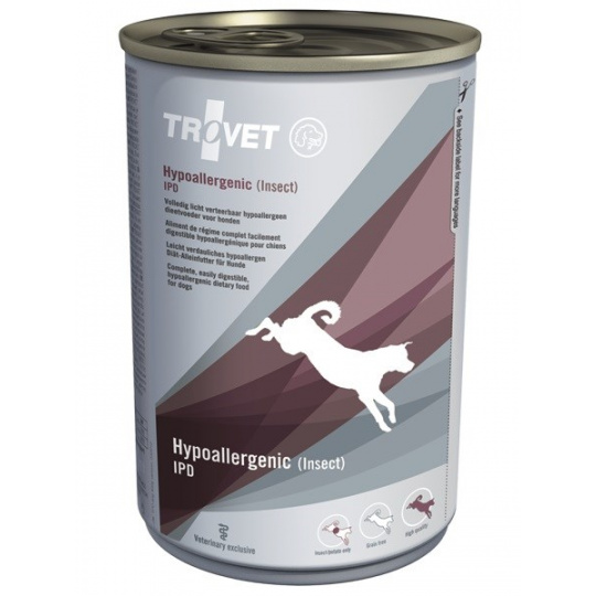 TROVET Hypoallergenic IPD with insect - Mokré krmivo pro psy - 400 g