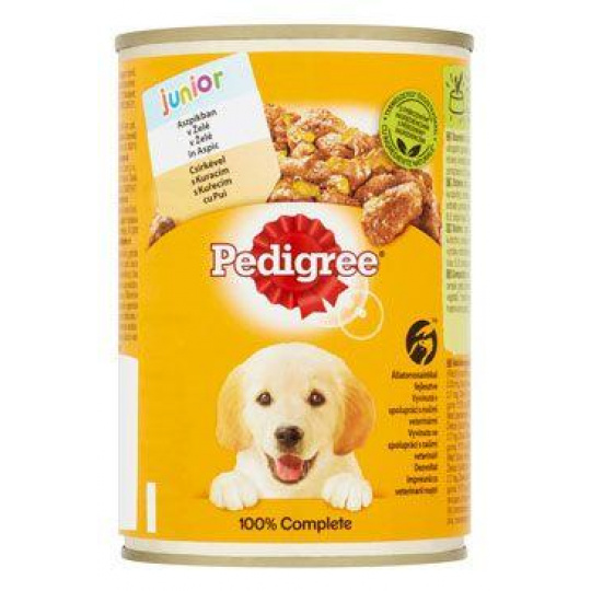 Pedigree konz. Can Junior kuřecí v želé 400g