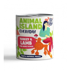 ANIMAL ISLAND Everyday Turkey and lamb - vlhké krmivo pro psy - 800g