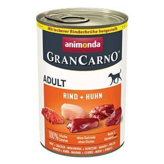 Animonda pes GRANCARNO konz. Adult hovězí/kuřecí 400g