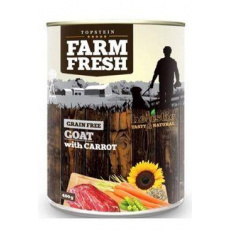 Farm Fresh Dog Goat with Carrot konzerva 400g