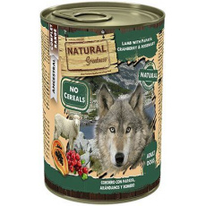 Natural Greatness jehněčí, papaya, brusinky, konzerva pro psy 400 g Natural Greatness jehněčí, papaya, brusinky, konzerva pro psy 400 g