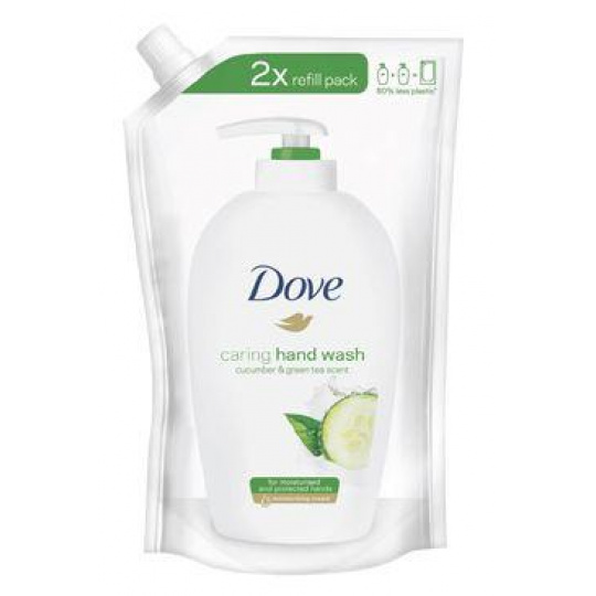 Dove tekuté mýdlo Go Fresh Okurka+Zel.čaj NN 500ml