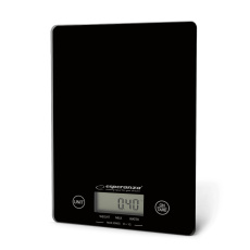Esperanza EKS002K Elektronická kuchyňská váha Černý stolní obdélník
