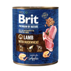 Brit Premium Dog by Nature konz Lamb&Buckwheat 800g