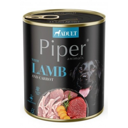 DOLINA NOTECI Piper Lamb with carrot - Mokré krmivo pro psy - 800 g