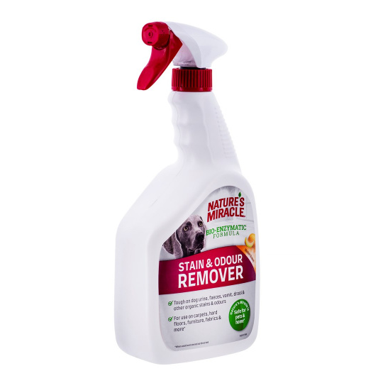 NATURE'S MIRACLE Stain&Odour Remover Dog Melon - Sprej na čištění  - 946 ml