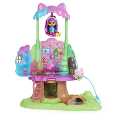 Gabby's Dollhouse Transforming Garden Treehouse Playset with Lights