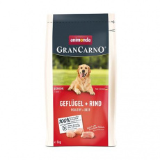 GranCarno Dog DryFood Senior s drůbežím a hovězím masem, 1 kg GranCarno Dog DryFood Senior s drůbežím a hovězím masem, 1 kg