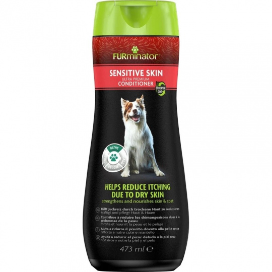 FURminator Sensitive Skin Ultra Premium - vlasový kondicionér pro psy - 473ml