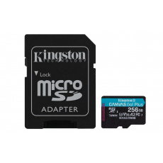 Kingston Technology Canvas Go! Plus 256 GB MicroSD UHS-I Třída 10