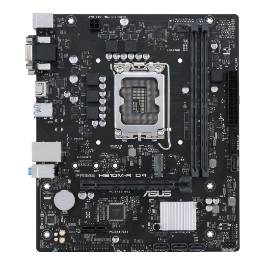 ASUS PRIME H610M-R D4 Intel H610 LGA 1700 Micro ATX