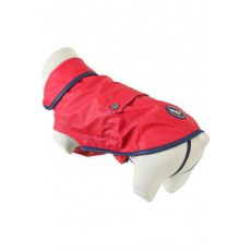 Obleček pláštěnka pro psy ST MALO červená 55cm Zolux Obleček pláštěnka pro psy ST MALO červená 55cm Zolux