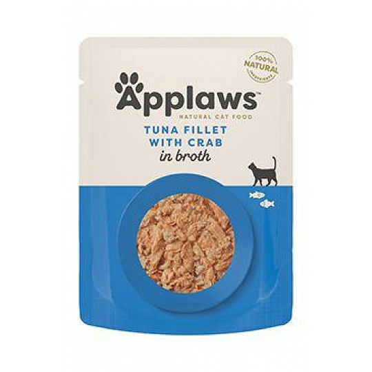 Applaws Cat kapsička Adult Broth tuniak s krabom 70g