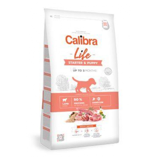 Calibra Dog Life Starter & Puppy Lamb 0,75 kg