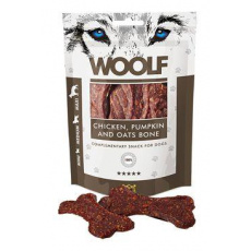 WOOLF pochoutka large chicken, pumpkin, oats bone 100g WOOLF pochoutka large chicken, pumpkin, oats bone 100g