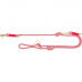Soft Rope prodlužovací kulaté tkané vodítko, S-XL: 2.00 m/ 10 mm, červená/krémová