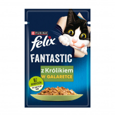 Purina Felix Fantastic  rálík v želé - 85g