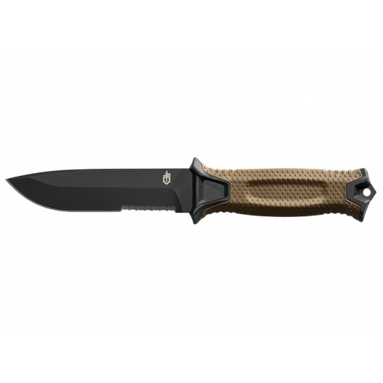 Nůž pro přežití GERBER Strongarm Fixed Serrated Coyote