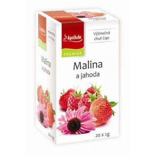 Čaj Apotheke Malina a jahoda 20x2g