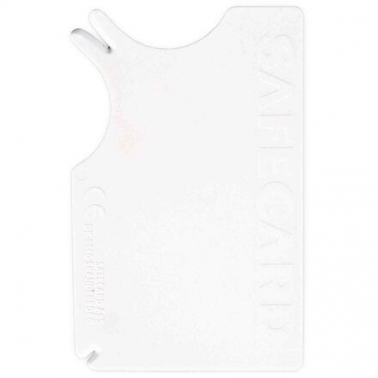 SAFECARD - plastová karta na vytahování klíšťat 8x5 cm