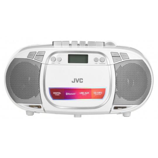 JVC RC-E451W CD přehrávač Přenosný CD přehrávač Bílá