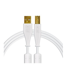 DJ TECHTOOLS Chroma Cable USB - Kabel USB, bílý - 1,5 m
