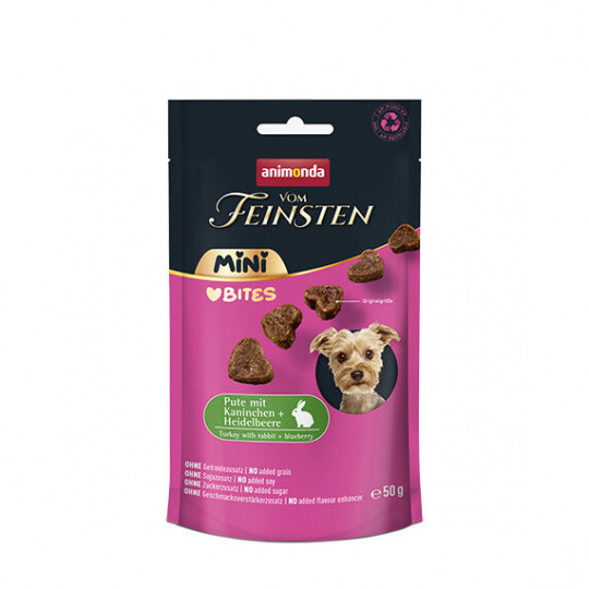 ANIMONDA VF Mini Bites pamlsky - krůta, králík, borůvky 50 g