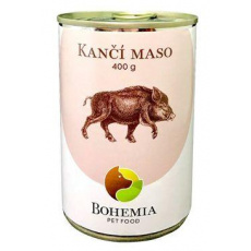 BOHEMIA MASO Kančí ve vlastní šťávě 400g BOHEMIA MASO Kančí ve vlastní šťávě 400g