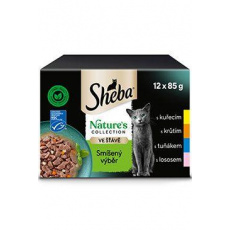 Sheba kapsa Nature's Collection mix výběr 12x85g Sheba kapsa Nature's Collection mix výběr 12x85g
